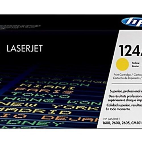Cartucho de Tóner HP 124A – Amarillo – LaserJet – Original (Q6002A) – Q6002A