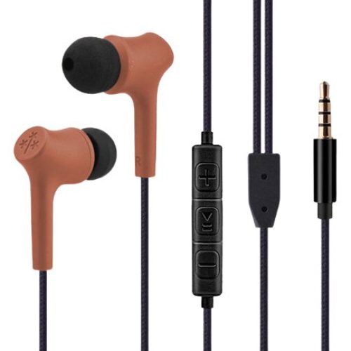 Auriculares Hune Haya – Alámbrico – 3.5mm – Micrófono – Corteza – AT-ACC-AU-048-COR