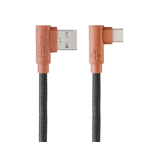 Cable USB Hune Hiedra – USB-A a USB-C – 1.2m – Corteza – AT-ACC-CA-317COR