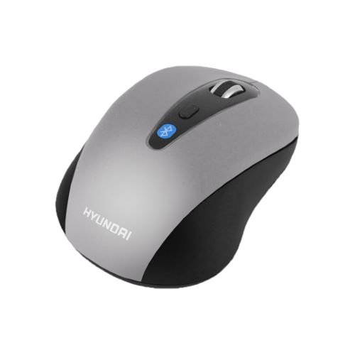 Mouse Hyundai HTBTMLG – Inalámbrico – Bluetooth – Gris Claro – HTBTMLG