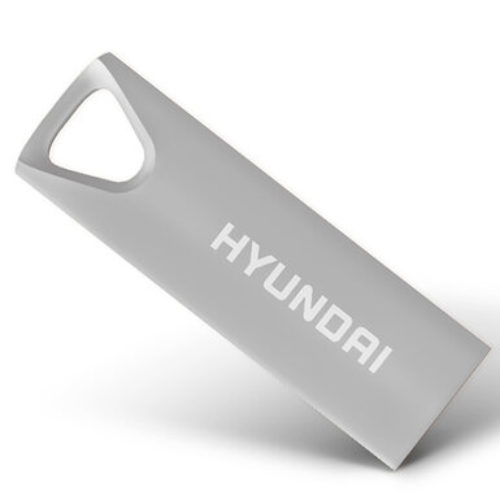 Memoria USB Hyundai Bravo Deluxe – 16GB – USB 2.0 – Plata – U2BK/16GAS