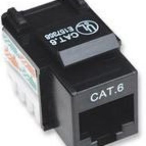 Jack Intellinet – Cat6 – RJ-45 – Negro – 210720
