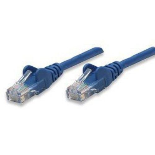 Cable de Red Intellinet – Cat5e – RJ-45 – 45cm – Azul – 318129