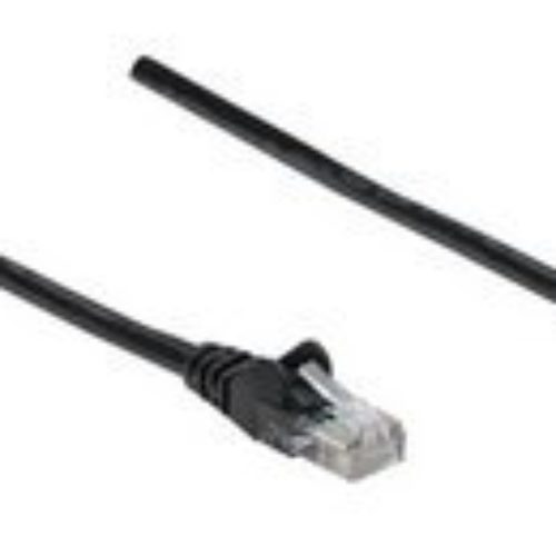 Cable de Red Intellinet – Cat5e – RJ-45 – 50cm – Negro – 318143