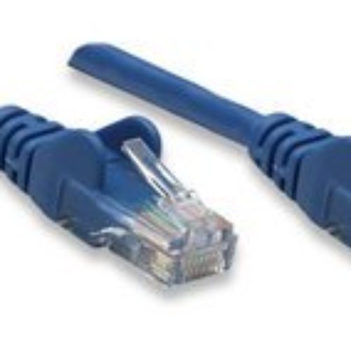 Cable de Red Intellinet – Cat5e – RJ-45 – 1M – Azul – 318938