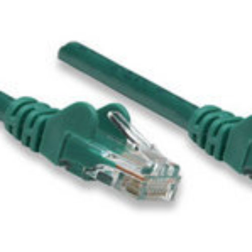 Cable de Red Intellinet – Cat5e – RJ-45 – 1M – Verde – 318945