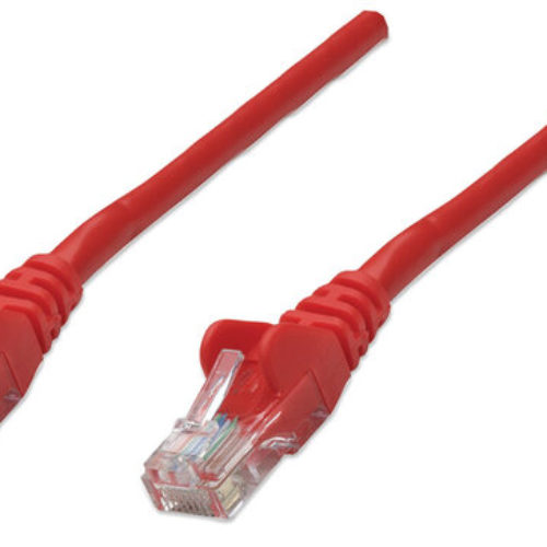 Cable de Red Intellinet – Cat5e – RJ-45 – 1M – Rojo – 318952
