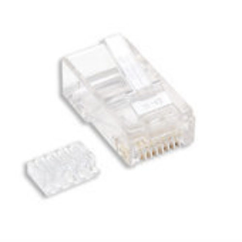 Plug Intellinet – Cat6 – RJ-45 – Transparente – 100 Piezas – 503006