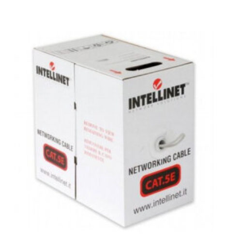 Bobina Intellinet – Cat5e – 305M – 23 AWG – Gris – 704823