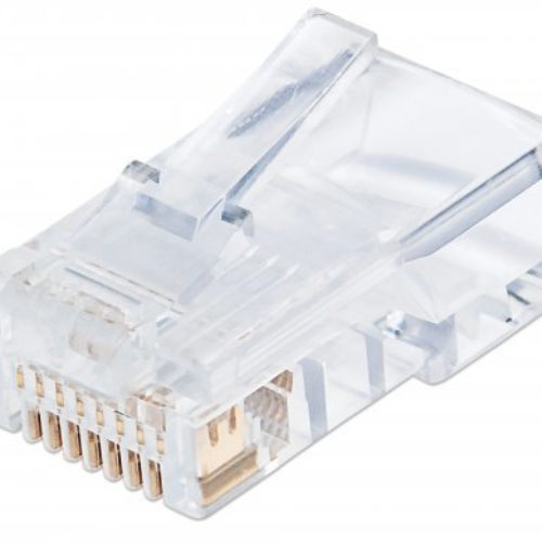 Plug Intellinet – Cat5e – RJ-45 – Transparente – 100 piezas – 790512