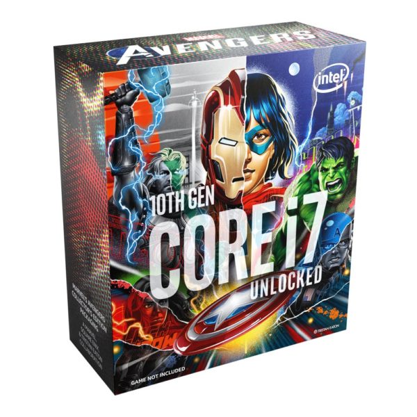 Procesador Intel Core i7-10700K - 3,80 GHz - 8 Núcleos - Socket 1200 - 16 MB Caché - 125W - Edición Avengers - BX8070110700KA