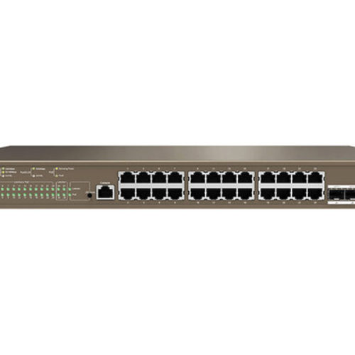 Switch IPCom G5328P-24-410W – 24 Puertos – Gigabit – 4 SFP – Gestionado – G5328P-24-410W