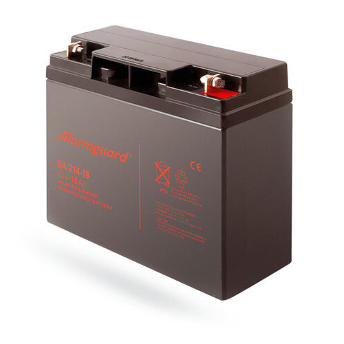 Batería Recargable Jablotron SA214-18 – PB – 12V – 18Ah – Poner Modelos Compatibles de Paneles – SA214-18