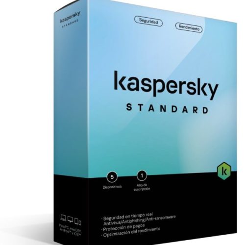 Antivirus Kaspersky Standard – 5 Dispositivos – 1 Año – Caja – TMKS-403