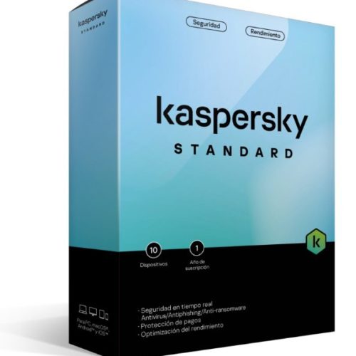 Antivirus Kaspersky Standard – 10 Dispositivos – 1 Año – Caja – TMKS-404