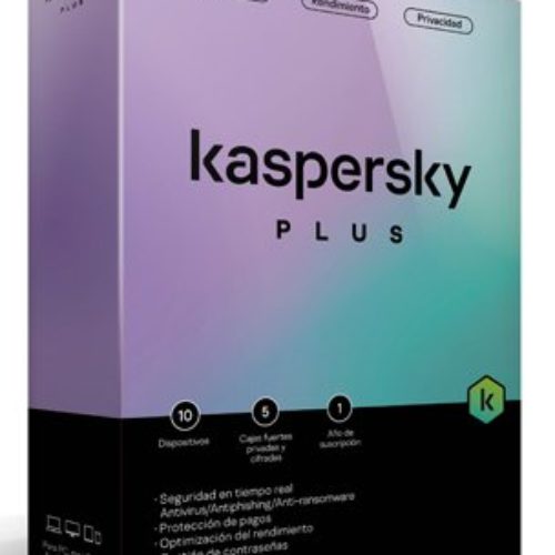 Antivirus Kaspersky Plus – 10 Dispositivos – 1 Año – Caja – TMKS-408