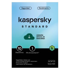 Antivirus Kaspersky Standard - 10 Dispositivos - 1 Año   - TMKS-454