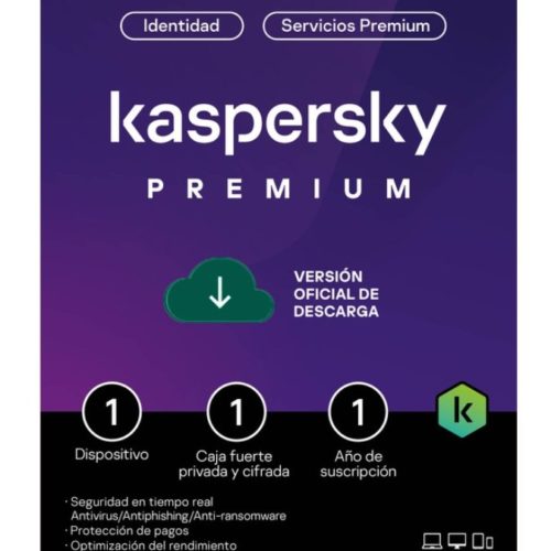 Antivirus Kaspersky Premium – 1 Dispositivo – 1 Cuentra KPM – 1 Año  – TMKS-459