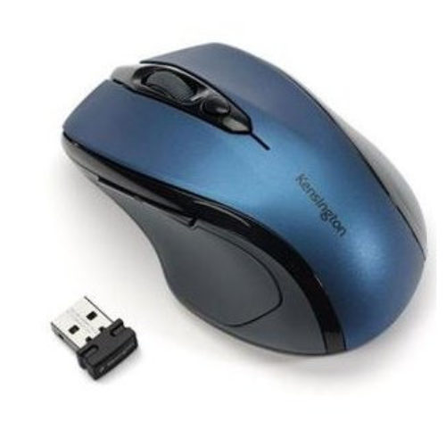 Mouse Kensington Pro Fit – Inalámbrico – USB – 5 Botones – Azul Zafiro – K72421AMA