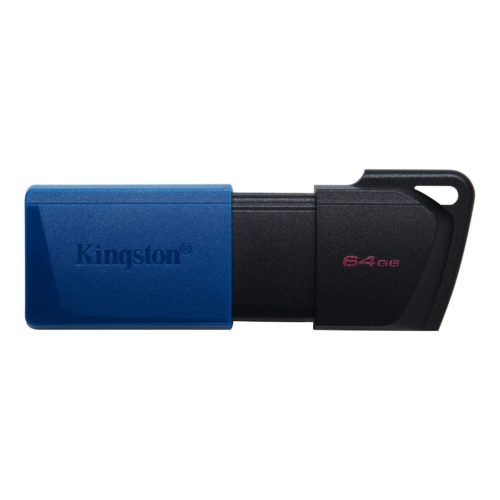 Memoria USB Kingston DataTraveler Exodia M – 64GB – USB 3.2 – Negra con Azul – DTXM/64GB