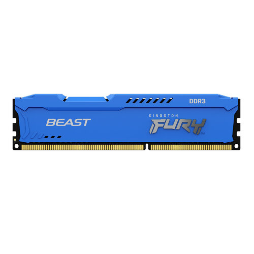 Memoria RAM Kingston FURY Beast – DDR3 – 8GB – 1600MHz – DIMM – Azul – para PC – KF316C10B/8