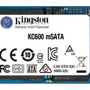 Unidad de Estado Sólido Kingston KC600 SSD - mSATA - 512GB - SATA III - SKC600MS/512G