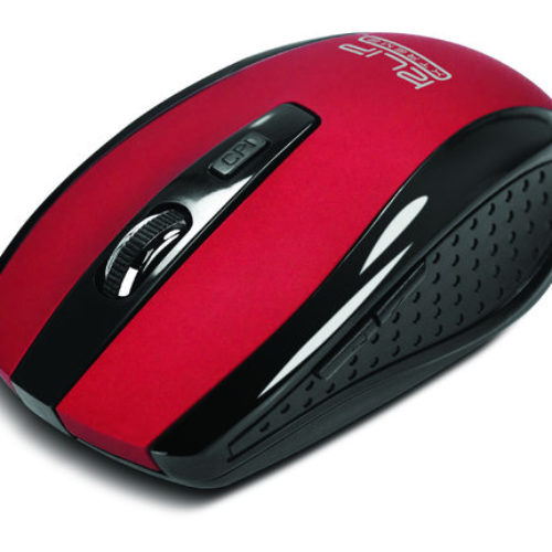 Mouse Klip Xtreme KMW-340 – Inalámbrico – 6 Botones – Rojo – KMW-340RD