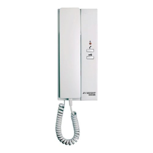 Auricular Auxiliar KOCOM KDP-602-G – 12Vcc – Cableado de 6 Hilos – Apertura de Puerta – Para TV Porteros SYSCOM / KOCOM – KDP-602-G