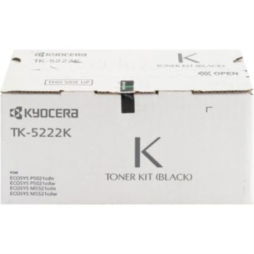 Tóner KYOCERA TK-5222K – Negro – 1200 Páginas – TK-5222K