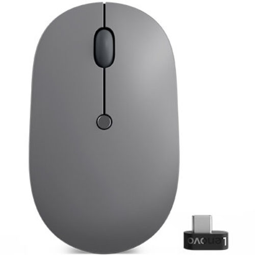 Mouse Lenovo Go – Inalámbrico – USB-C – Negro con Gris – 4Y51C21216