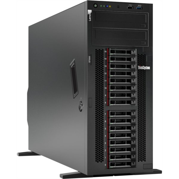 Servidor Lenovo ThinkSystem ST550 - Intel Xeon Silver 4210R - 16GB - Sin Sistema Operativo - 7X10100ULA
