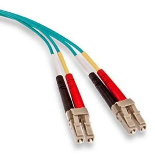 Cable de Fibra óptica LEVITON – LC – Dúplex – Multimodo – 1M – Azul – 54DLC-M01