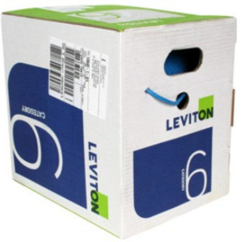 Bobina LEVITON – Cat6 – 305M – 23 AWG – Azul – UTP6M-MLB