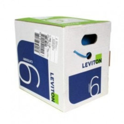 Bobina de Cable UTP LEVITON – 305m – Cat 6 – Azul – UTP6R-MLB