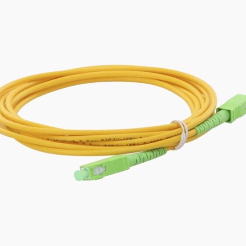 Cable de Fibra Óptica LinkedPro – SC/APC – Monomodo – 2M – Amarillo – LPSM3SCASCAS2
