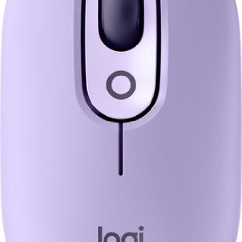 Mouse Logitech POP MOUSE – Inalámbrico – USB – 4 Botones – Lavanda – 910-006647