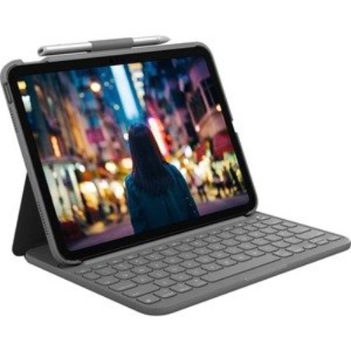 Funda Logitech Slim Folio – 10.9″ – Con Teclado – Para iPad – 920-011368