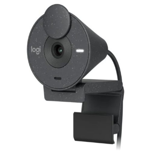 Cámara Web Logitech Brio 300 – 1080P – Micrófono – USB-C – Grafito – 960-001413