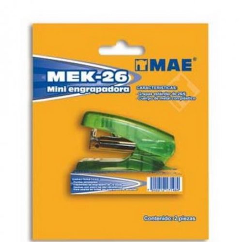 Mini Engrapadora MAE – Grapa Estándar 26/6 – MEK-26