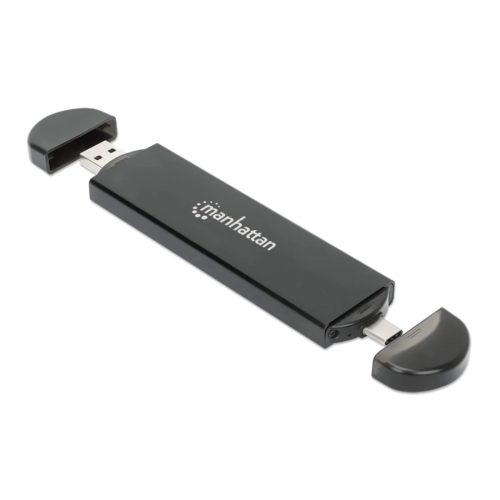 Gabinete para SSD Manhattan 130639 – M.2 NVMe/SATA – USB 3.2 – Negro – 130639