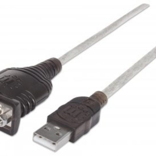 Convertidor Manhattan 151849 – Serial DB9M a USB – 1.8 Mts – 151849