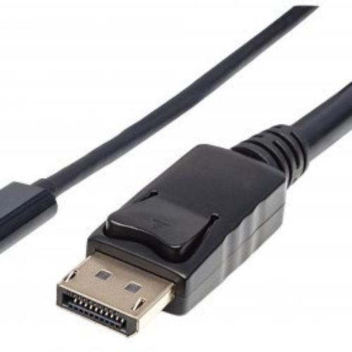 Cable Adaptador Manhattan 152464 – USB-C 3.1 a DisplayPort – 2M – Negro – 152464