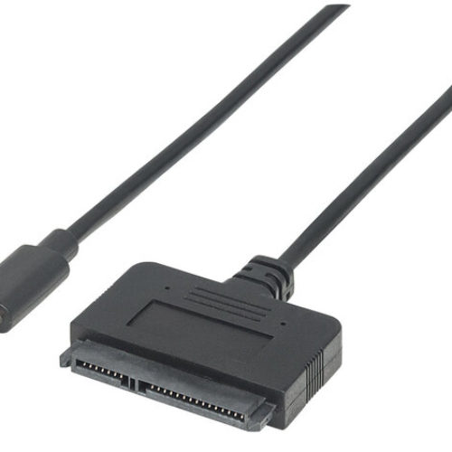 Convertidor Manhattan 152495 – USB-C 3.1 a SATA 2.5 – Negro – 152495