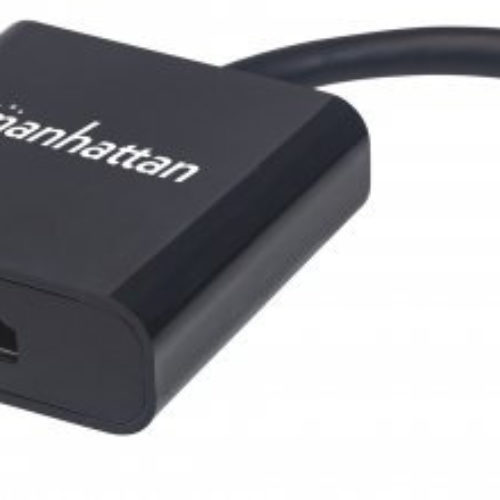 Adaptador Manhattan 152570 – Mini-DisplayPort a HDMI – Negro – 152570