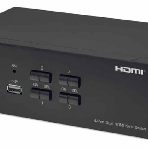 Switch KVM Manhattan 153539 – 4 Puertos HDMI – 4K – 30Hz – 153539