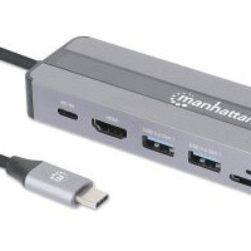 Docking Station Manhattan 153928 – HDMI – USB – USB-C – RJ-45 – SD Slot – 153928