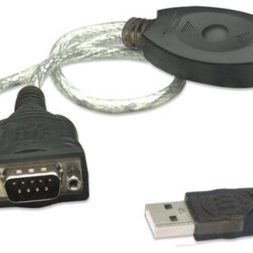 Convertidor Manhattan USB a Puerto Serial – 174947