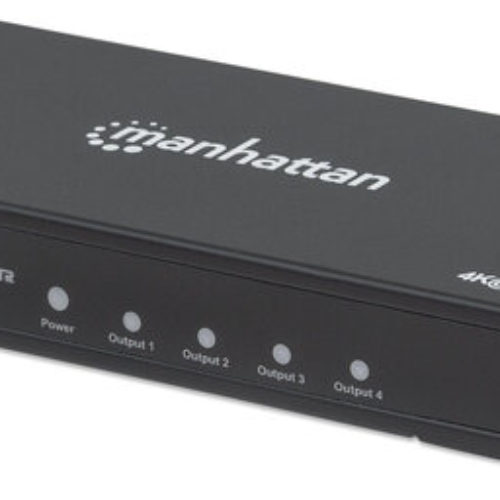 Video Splitter Manhattan 207805 – 4 Puertos HDMI – 4K – 60Hz – 207805