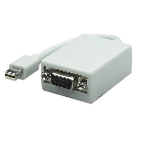 Convertidor Manhattan – Mini-DisplayPort a VGA – Blanco – En Bolsa – 322508