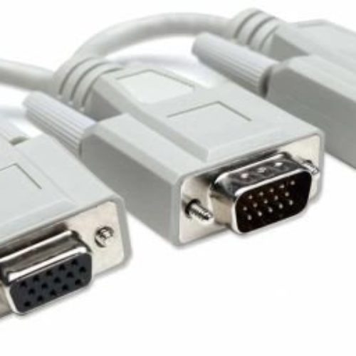 Cable Y para VGA Mahattan – HD15 Macho a 2x HD15 Hembra – 15 cm – 328302